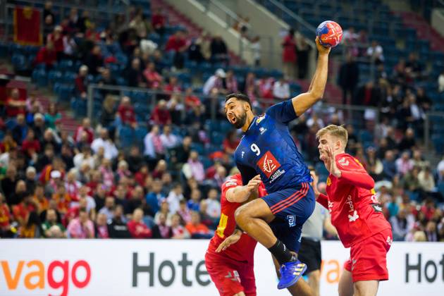 Melvyn Richardson (France) HANDBALL : France vs MontÃ nÃ gro - Championnats du monde 2023 - Cracovie - 01 18 2023 LaurentTheophile Panoramic 