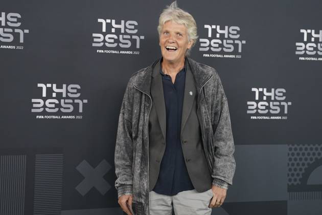 Paris, France, February 27th 2023: Manager of Brazil, Pia Sundhage arrives at The Best FIFA Football Awards 2022 at Salle Pleyel in Paris, France. (Daniela Porcelli SPP) Copyright: xDanielaxPorcellix xSPPx spp-en-DaPoSp-djp270223-101346