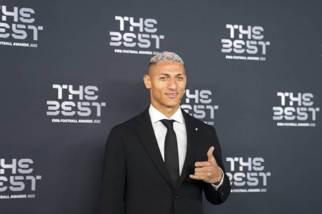 Paris, France, February 27th 2023: Brazil and Tottenham Hotspur striker Richarlyson arrives at The Best FIFA Football Awards 2022 at Salle Pleyel in Paris, France. (Daniela Porcelli SPP) Copyright: xDanielaxPorcellix xSPPx spp-en-DaPoSp-djp270223-101558