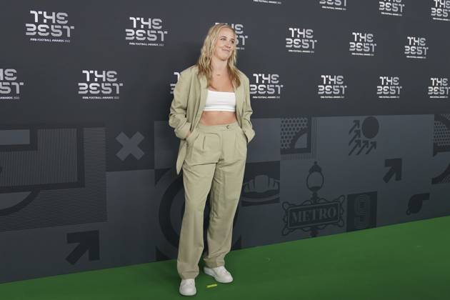 Paris, France, February 27th 2023: England and Arsenal attacker Beth Mead arrives at the The Best FIFA Football Awards 2022 at Salle Pleyel in Paris, France. (Daniela Porcelli SPP) Copyright: xDanielaxPorcellix xSPPx spp-en-DaPoSp-djp270223-101672