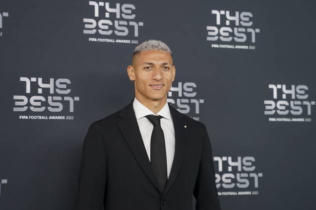 Paris, France, February 27th 2023: Brazil and Tottenham Hotspur striker Richarlyson arrives at The Best FIFA Football Awards 2022 at Salle Pleyel in Paris, France. (Daniela Porcelli SPP) Copyright: xDanielaxPorcellix xSPPx spp-en-DaPoSp-djp270223-101571