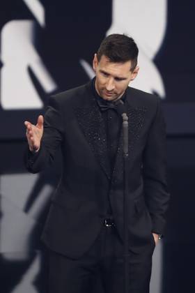Lionel Messi FOOTBALL : The Best FIFA Football Awards 2022 - 27 02 2023 MichaelBaucher Panoramic 