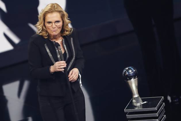 Sarina Wiegman FOOTBALL : The Best FIFA Football Awards 2022 - 27 02 2023 MichaelBaucher Panoramic 