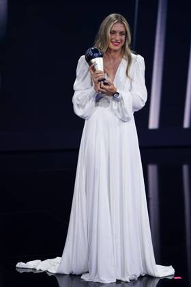 Paris, France, February 27th 2023: Spain and Barcelona midfielder Alexia Putellas win The Best Women?s Player at The Best FIFA Football Awards 2022 at Salle Pleyel in Paris, France. (Daniela Porcelli SPP) Copyright: xDanielaxPorcellix xSPPx spp-en-DaPoSp-20230227-DP102142