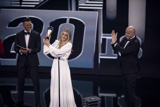 PARIS, FRANCE - FEBRUARY 27: Alexia Putellas during The Best FIFA Football Awards 2022 on February 27, 2023 in Paris, France NEWS: The Best FIFA Football Awards 2022 on February 27, 2023 in Paris, France ElyxandroCegarra Panoramic 