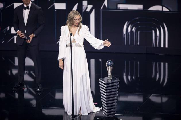 PARIS, FRANCE - FEBRUARY 27: Alexia Putellas during The Best FIFA Football Awards 2022 on February 27, 2023 in Paris, France NEWS: The Best FIFA Football Awards 2022 on February 27, 2023 in Paris, France ElyxandroCegarra Panoramic 