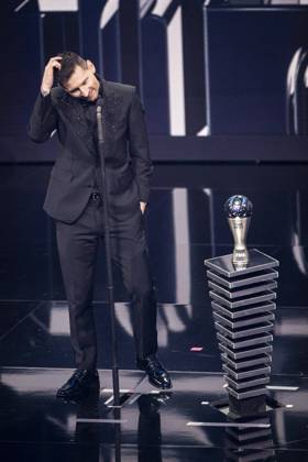 PARIS, FRANCE - FEBRUARY 27: Lionel Messi during The Best FIFA Football Awards 2022 on February 27, 2023 in Paris, France NEWS: The Best FIFA Football Awards 2022 on February 27, 2023 in Paris, France ElyxandroCegarra Panoramic 