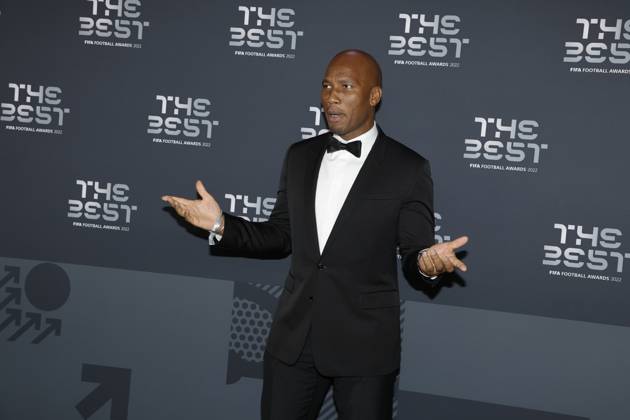 27 Fevrier 2023 : Paris, France : Didier Drogba arrivant la la soirÃ e des FIFA AWARDS THE BEST 2023 Ã la Salle Pleyel. (Henri Szwarc Starface) 289106 2023-02-27 Paris France  Copyright: xHenrixSwzarcx xStarfacex 0238010415st