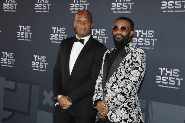 27 Fevrier 2023 : Paris, France : Didier Drogba arrivant la la soirà e des FIFA AWARDS THE BEST 2023 à la Salle Pleyel. (Henri Szwarc Starface) 289106 2023-02-27 Paris France Copyright: xHenrixSwzarcx xStarfacex 0238010432st