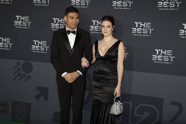 27 Fevrier 2023 : Paris, France : Casemiro joueur brà silien arrivant la la soirà e des FIFA AWARDS THE BEST 2023 à la Salle Pleyel. (Henri Szwarc Starface) 289106 2023-02-27 Paris France Copyright: xHenrixSwzarcx xStarfacex 0238010466st