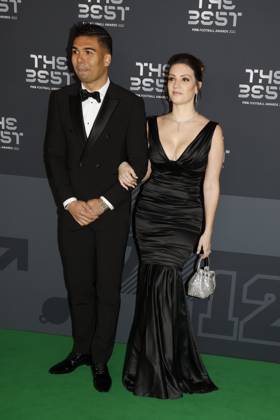27 Fevrier 2023 : Paris, France : Casemiro joueur brÃ silien arrivant la la soirÃ e des FIFA AWARDS THE BEST 2023 Ã la Salle Pleyel. (Henri Szwarc Starface) 289106 2023-02-27 Paris France  Copyright: xHenrixSwzarcx xStarfacex 0238010486st