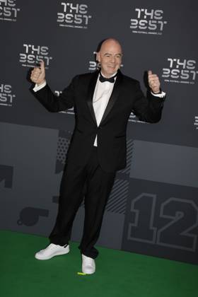 27 Fevrier 2023 : Paris, France : Gianni Infantino arrivant la la soirà e des FIFA AWARDS THE BEST 2023 à la Salle Pleyel. (Henri Szwarc Starface) 289106 2023-02-27 Paris France Copyright: xHenrixSwzarcx xStarfacex 0238010507st
