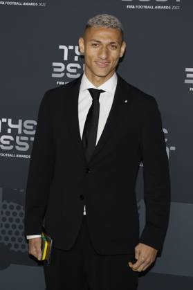27 Fevrier 2023 : Paris, France : Richarlisson arrivant la la soirÃ e des FIFA AWARDS THE BEST 2023 Ã la Salle Pleyel. (Henri Szwarc Starface) 289106 2023-02-27 Paris France  Copyright: xHenrixSwzarcx xStarfacex 0238010565st
