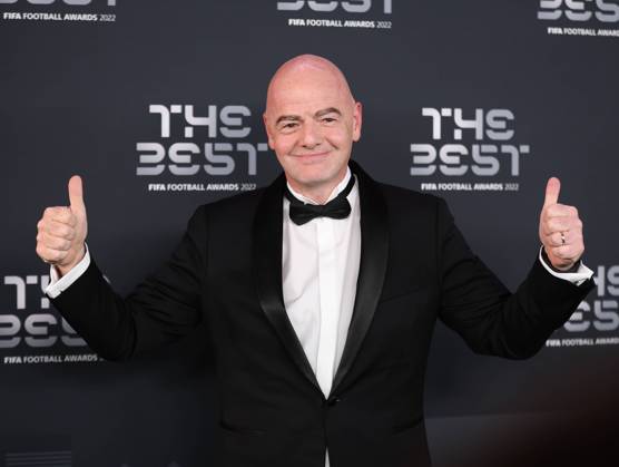 The Best FIFA Football Awards 2022 - Show Giovanni Infantino, President of FIFA poses for a photo on the Green Carpet ahead of The Best FIFA Football Awards 2022 on February 27, 2023 in Paris, France. Paris France  Copyright: xRaddadxJebarahx originalFilename:jebarah-notitle230227_npnbw.jpg