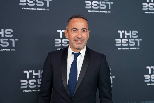 Paris, France, February 27th 2023: Youri Djorkaeff (former french football player) on the green carpet at arrival during the The Best FIFA Football Awards 2022 at Salle Pleyel in Paris, France. (Daniela Porcelli SPP) Copyright: xDanielaxPorcellix xSPPx spp-en-DaPoSp-20230227-DP100724