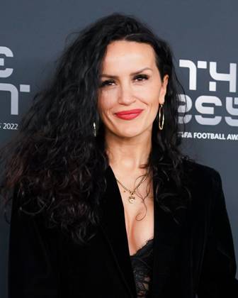 Paris, France, February 27th 2023: Fatmire Alushi (former German football player) on the green carpet during the The Best FIFA Football Awards 2022 at Salle Pleyel in Paris, France. (Daniela Porcelli SPP) Copyright: xDanielaxPorcellix xSPPx spp-en-DaPoSp-20230227-DP101020