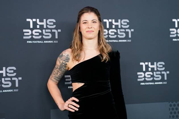 Paris, France, February 27th 2023: Stephanie Labbe (former football player of Canada) on the green carpet at arrival during the The Best FIFA Football Awards 2022 at Salle Pleyel in Paris, France. (Daniela Porcelli SPP) Copyright: xDanielaxPorcellix xSPPx spp-en-DaPoSp-20230227-DP101041