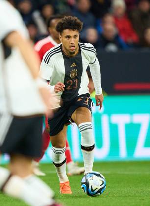 Kevin Schade, DFB 21 in the friendly match GERMANY - PERU 2-0 Preparation for European Championships 2024 in Germany ,Season 2022 2023, on Mar 25, 2023 in Mainz, Germany.