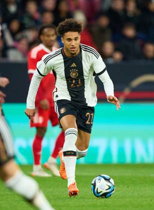 Kevin Schade, DFB 21 in the friendly match GERMANY - PERU 2-0 Preparation for European Championships 2024 in Germany ,Season 2022 2023, on Mar 25, 2023 in Mainz, Germany.