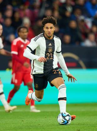 Kevin Schade, DFB 21 in the friendly match GERMANY - PERU 2-0 Preparation for European Championships 2024 in Germany ,Season 2022 2023, on Mar 25, 2023 in Mainz, Germany.