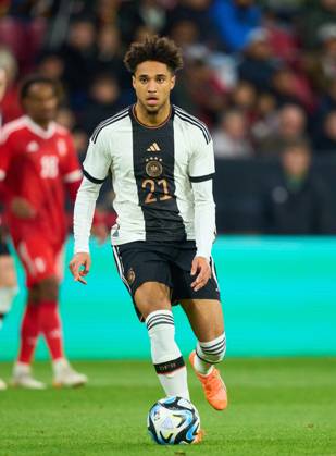Kevin Schade, DFB 21 in the friendly match GERMANY - PERU 2-0 Preparation for European Championships 2024 in Germany ,Season 2022 2023, on Mar 25, 2023 in Mainz, Germany.