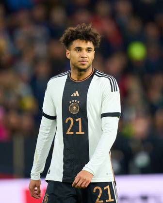Kevin Schade, DFB 21 in the friendly match GERMANY - PERU 2-0 Preparation for European Championships 2024 in Germany ,Season 2022 2023, on Mar 25, 2023 in Mainz, Germany.