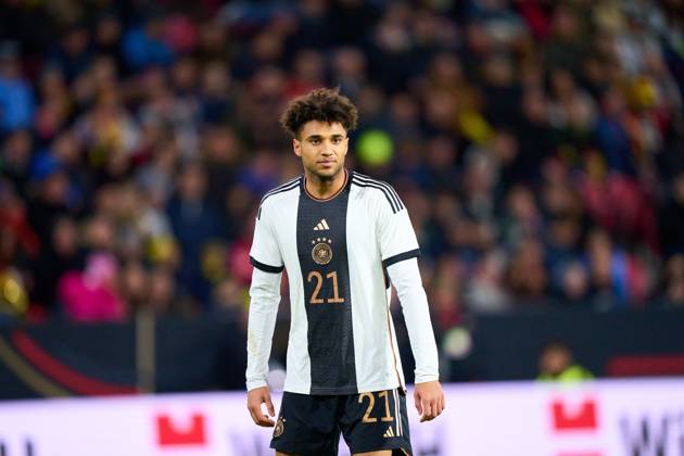 Kevin Schade, DFB 21 in the friendly match GERMANY - PERU 2-0 Preparation for European Championships 2024 in Germany ,Season 2022 2023, on Mar 25, 2023 in Mainz, Germany.
