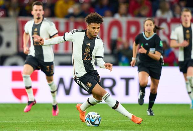 Kevin Schade, DFB 21 in the friendly match GERMANY - PERU 2-0 Preparation for European Championships 2024 in Germany ,Season 2022 2023, on Mar 25, 2023 in Mainz, Germany.