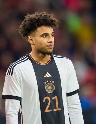 Kevin Schade, DFB 21 in the friendly match GERMANY - PERU 2-0 Preparation for European Championships 2024 in Germany ,Season 2022 2023, on Mar 25, 2023 in Mainz, Germany.