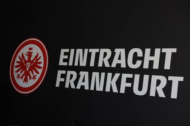 Frankfurt am Main, 03.04.2023 xjfx Eröffnung der Esports Academy von Eintracht Frankfurt v.l., Symbolfoto, Symbolbild: Logo Eintracht Frankfurt Copyright: JoaquimxFerreira
