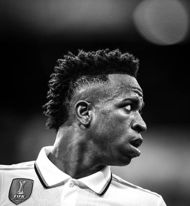 Real Madrid x Almeria Vini Jr (Real Madrid) in action during the game against Almeria valid for La Liga at the Santiago Bernabeu stadium, in Madrid, today April 29, 2023. Copyright: xx AB4I6000