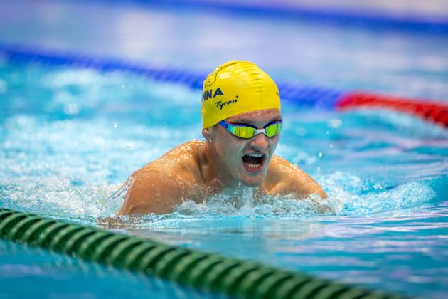 Schwimmen Berlin 11.05.2023 Paraschwimmen Para Schwimmen IDM 2023 Adam Karas (GER)