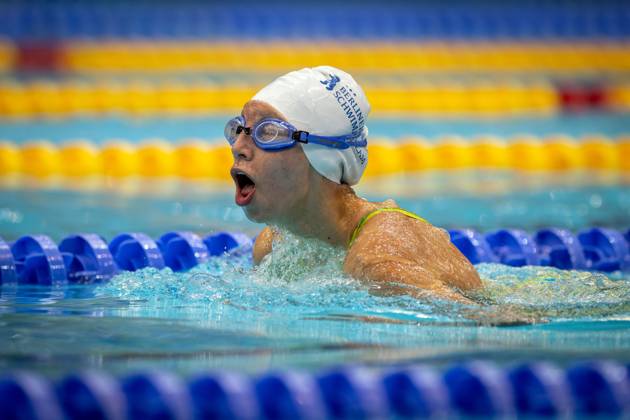 Schwimmen Berlin 11.05.2023 Paraschwimmen Para Schwimmen IDM 2023 Tabea Teschauer (GER)