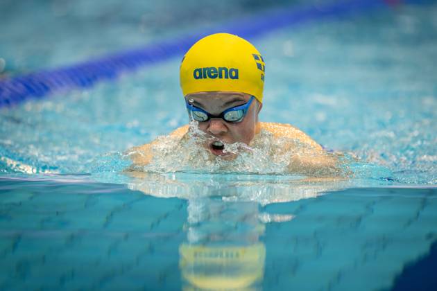 Schwimmen Berlin 11.05.2023 Paraschwimmen Para Schwimmen IDM 2023 Edvin Söderlind (SWE)