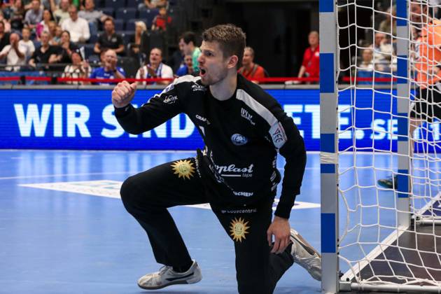 1. Bundesliga Handball Bergischer HC gegen Füchse Berlin, 14.05.2023 Christopher Rudeck ( 1 Bergischer HC) - 1. Bundesliga Handball Bergischer HC gegen Füchse Berlin 14.05.2023 in Düsseldorf. Copyright: xBEAUTIFULxSPORTS KennyxBeelex