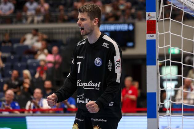 1. Bundesliga Handball Bergischer HC gegen Füchse Berlin, 14.05.2023 Christopher Rudeck ( 1 Bergischer HC) - 1. Bundesliga Handball Bergischer HC gegen Füchse Berlin 14.05.2023 in Düsseldorf. Copyright: xBEAUTIFULxSPORTS KennyxBeelex