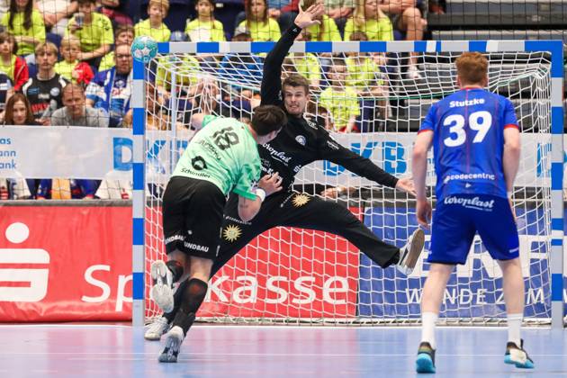 1. Bundesliga Handball Bergischer HC gegen Füchse Berlin, 14.05.2023 Christopher Rudeck ( 1 Bergischer HC) - 1. Bundesliga Handball Bergischer HC gegen Füchse Berlin 14.05.2023 in Düsseldorf. Copyright: xBEAUTIFULxSPORTS KennyxBeelex
