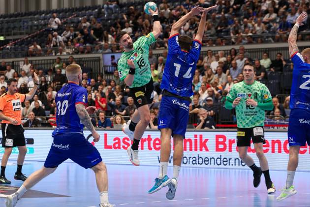 1. Bundesliga Handball Bergischer HC gegen Füchse Berlin, 14.05.2023 - 1. Bundesliga Handball Bergischer HC gegen Füchse Berlin 14.05.2023 in Düsseldorf. Copyright: xBEAUTIFULxSPORTS KennyxBeelex