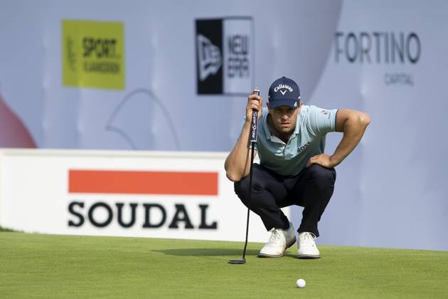 Belgian Thomas Detry pictured during the Soudal Open golf tournament in Schilde, Sunday 14 May 2023. KRISTOFxVANxACCOM  x67286650x