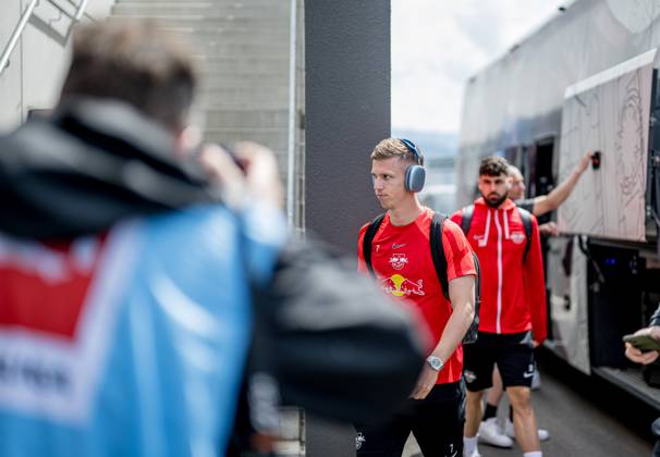 Leipzigs Dani Olmo. Fussball 1. Bundesliga, 31. Spieltag: SC Freiburg - RB Leipzig 0:1. 6. Mai 2023: Freiburg, Europa-Park Stadion. SC Freiburg - RB Leipzig 0:1