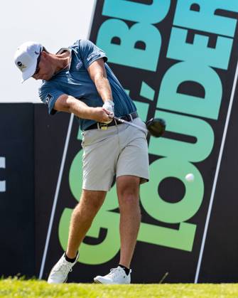 May 27, 2023, Potomac Falls, Virginia, USA: ANDY OGLETREE tees off during the second round of the LIV Golf DC event at Trump National Golf Club. Potomac Falls USA - ZUMAb237 20230527_znp_b237_032 Copyright: xRobertxBlakleyx