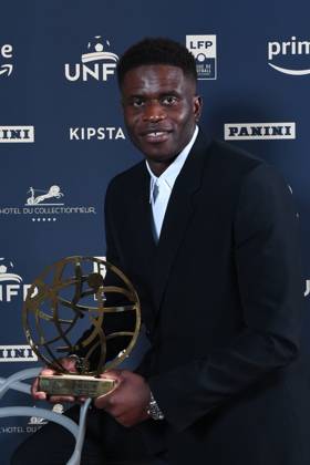 30 Brice SAMBA (rcl) during the ceremony for the UNFP Trophies on May 28, 2023 in Paris, France. FOOTBALL : 31e Ceremonie des Trophees UNFP - Paris - 28 05 2023 Pool Panoramic 