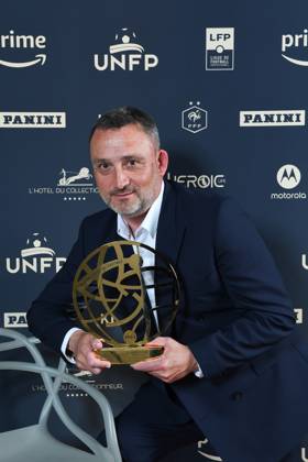 Franck HAISE (Entraineur Lens RCL) during the ceremony for the UNFP Trophies on May 28, 2023 in Paris, France. FOOTBALL : 31e Ceremonie des Trophees UNFP - Paris - 28 05 2023 Pool Panoramic 