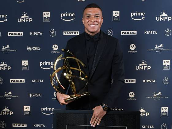 07 Kylian MBAPPE (psg) during the ceremony for the UNFP Trophies on May 28, 2023 in Paris, France. FOOTBALL : 31e Ceremonie des Trophees UNFP - Paris - 28 05 2023 Pool Panoramic 