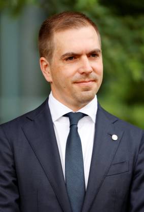 Turnierdirektor EURO 2024 Philipp Lahm, Deutschland, Berlin, Bundeskanzleramt, Bildtermin von Bundeskanzler Scholz und Bundesministerin Faeser mit Vertretern des DFB anlässlich der Fußball-EM 2024 in Deutschland