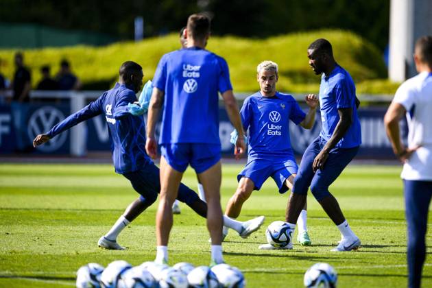 GRIEZMANN Antoine (FRA) FOOTBALL : Entrainement Equipe de France - 14 06 2023 JBAutissier Panoramic
