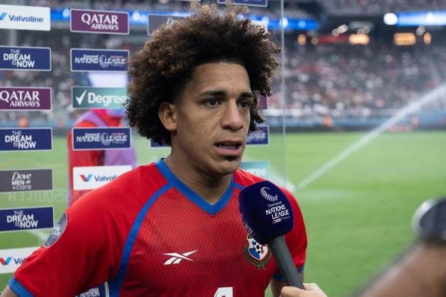 RECORD DATE NOT STATED CONCACAF NATIONS LEAGUE 2022-2023 Panama 0-2 Canada SF Adalberto Carrasquilla of Panama during the game Panama vs Canada, corresponding to Semifinals of Final Four of the CONCACAF Nations League 2022-2023, at Allegiant Stadium, on June 15, 2023. <br><br> Adalberto Carrasquilla de Panama durante el partido Panama vs Canada, correspondiente a Semifinales del Final Four de la Liga de Naciones CONCACAF 2022-2023, en el Allegiant Stadium, el 15 de junio de 2023. LAS VEGAS NEVADA ESTADOS UNIDOS  Copyright: xDavidxLeahx 20230615202737_CNL_23_SF_PAN_CAN_CARRASQUILLA374