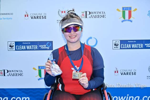 PR2 Women s Single Sculls Final: Ka Yee Ip (HKG) bronze medal during 2023 World Rowing Cup II, Canoying in Varese, Italy, June 16 2023  Copyright: xDaniloxVigo IPAxSportx xipa-agenx xx 0 IPA_IPA38693088