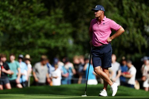 Mandatory Credit: Photo by James Marsh Shutterstock (13995948ak) Bryson DeChambeau of USA and team Crushers during his round. LIV Golf Invitational London, Day Two, Golf, Centurion Club, Hemel Hempstead, UK - 08 Jul 2023 LIV Golf Invitational London, Day Two, Golf, Centurion Club, Hemel Hempstead, UK - 08 Jul 2023 Copyright: xJamesxMarsh Shutterstockx 13995948ak
