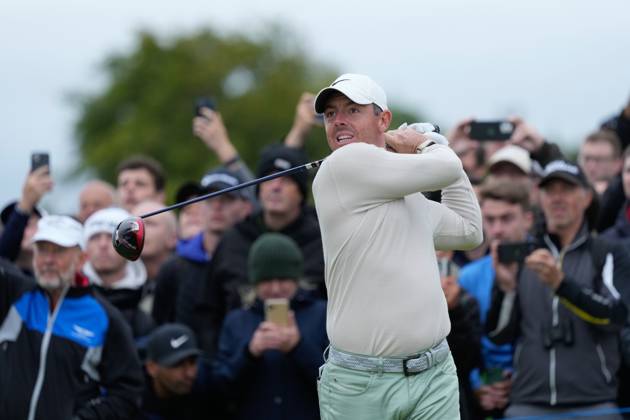 Mandatory Credit: Photo by Stuart Wallace Shutterstock (14003901u) Rory McIlroy (NIR) on the 2nd tee during the final round. Genesis Scottish Open, Day Four, Golf, The Renaissance Club, North Berwick, UK - 16 Jul 2023 Genesis Scottish Open, Day Four, Golf, The Renaissance Club, North Berwick, UK - 16 Jul 2023 Copyright: xStuartxWallace Shutterstockx 14003901u